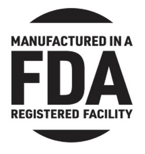 FDA-registered facility badge